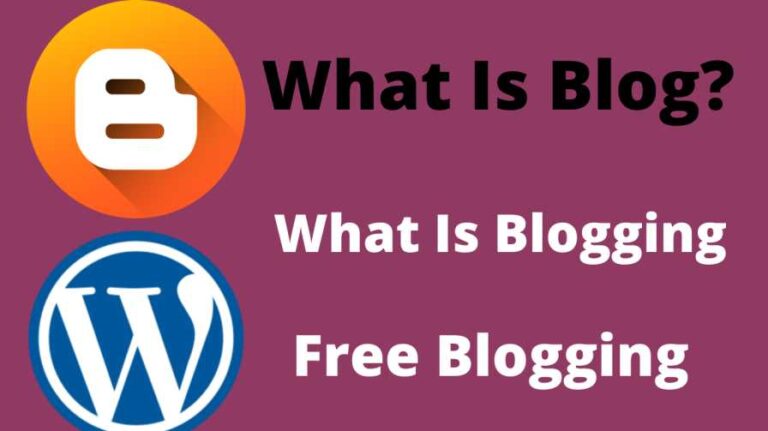 what is blogging