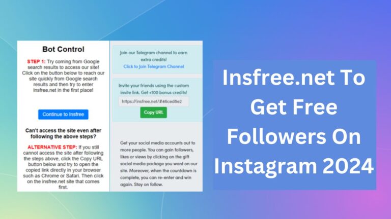 Insfree.net To Get Free Followers On Instagram 2024